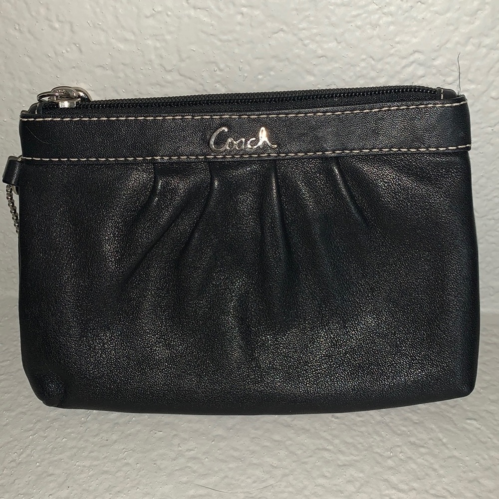Coach Leather Wristlet